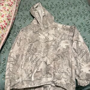 Gray Camouflage Hoodie